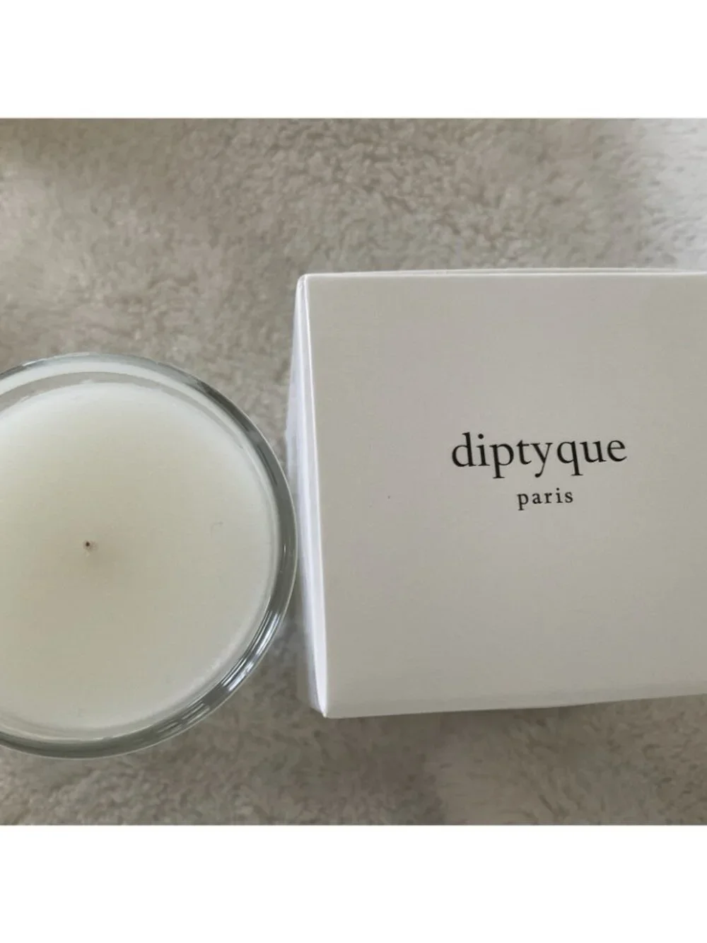 Diptyque Roses Bougie Parfumee 1.23 oz Travel Sz Candle New In Original Box 35g